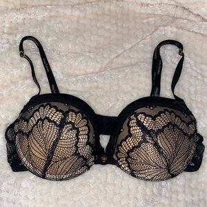 Daisy Fuentes Black Lace Bra Size 34C